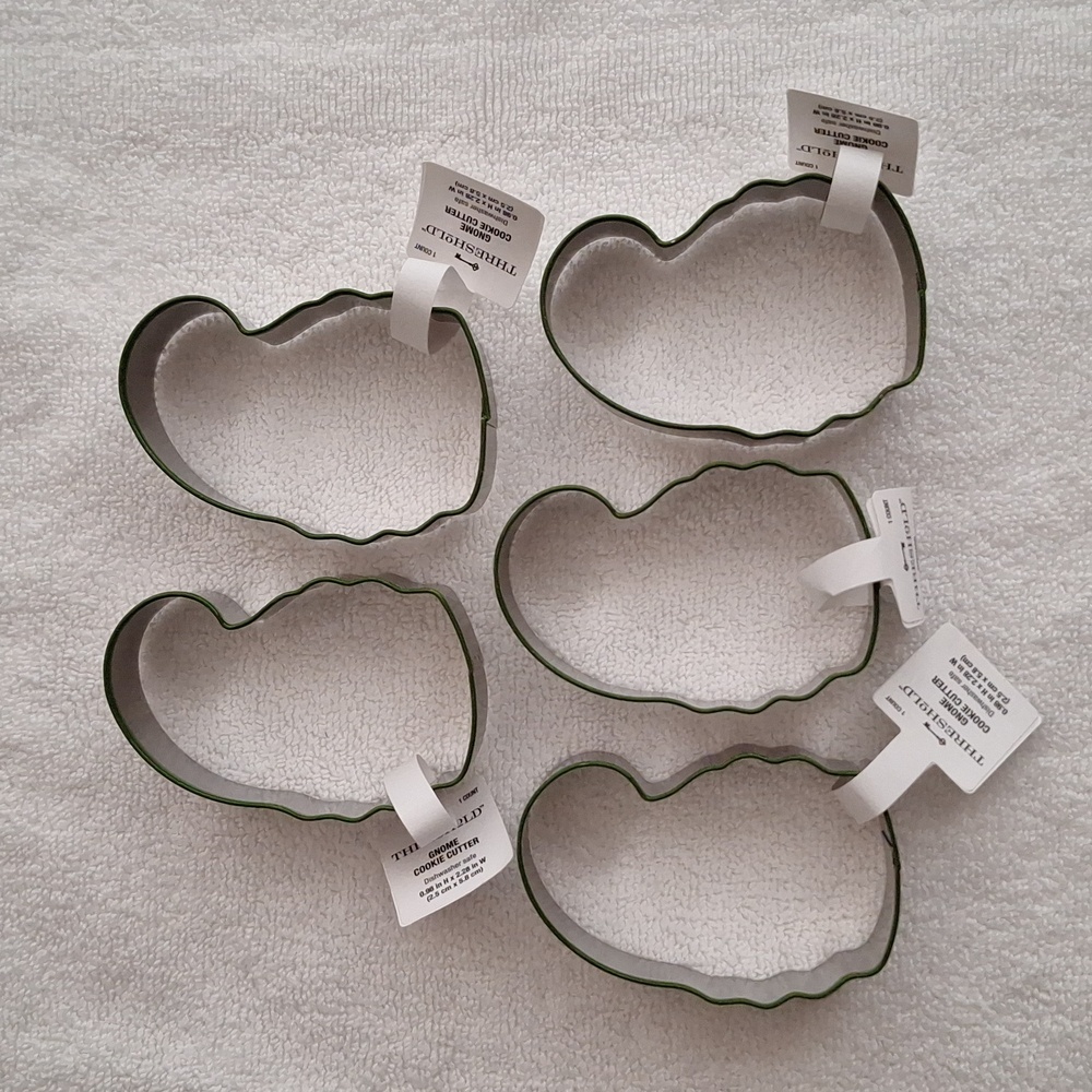 5 x NEW Target Gnome Cookie Cutters